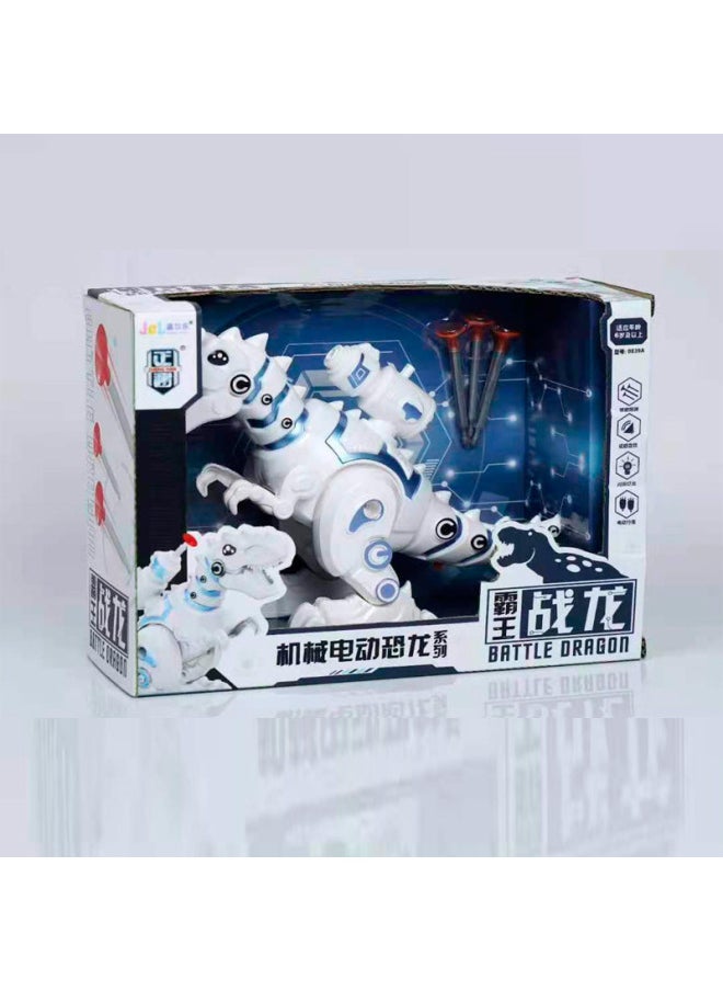 Jierle Electric Mechanical Dinosaur Walking Light Sound Effect Dinosaur Model Boy Children's Toy Gift Box-Specification:0839 Electric Mechanical Dinosaur  - Image 1