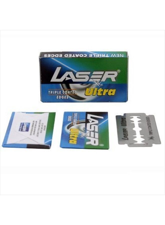LASER 50 LASER Ultra Double Edge Safety Razor Blades with Triple Coated Edges! - Image 3