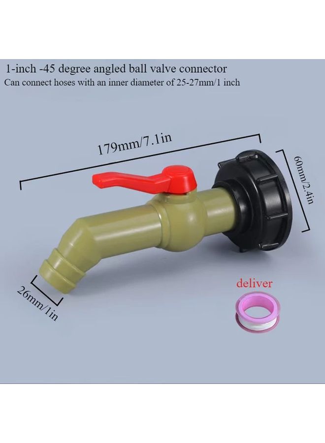 360 Degree Rotatable Pvc Ball Valve For Garden Hose Irrigation Leak Proof - Image 4