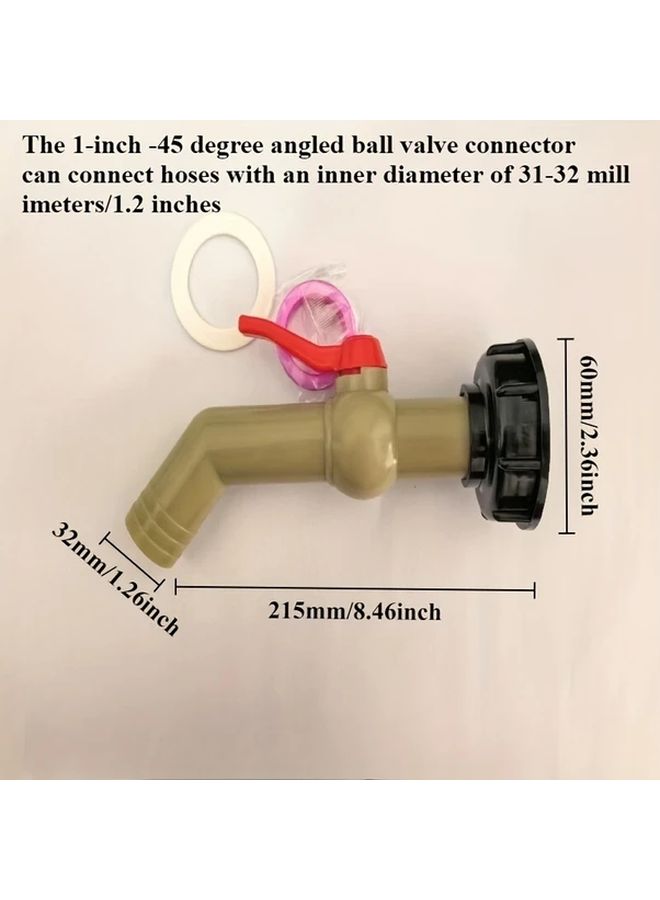 360 Degree Rotatable Pvc Ball Valve For Garden Hose Irrigation Leak Proof - Image 5