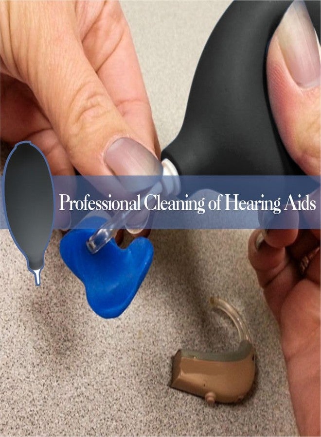 MUROCEA 3 Pcs Hearing Aid Air Blower Pump - Professional Ear Cleaning Tool for Hearing Aids & Earbuds, Soft Silicone Bulb Dust Remover - Image 4