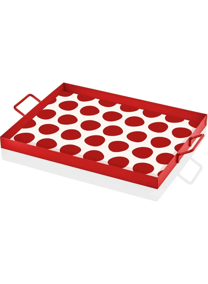 The Mia Decor Tray Red 40X30 cm TPS0079