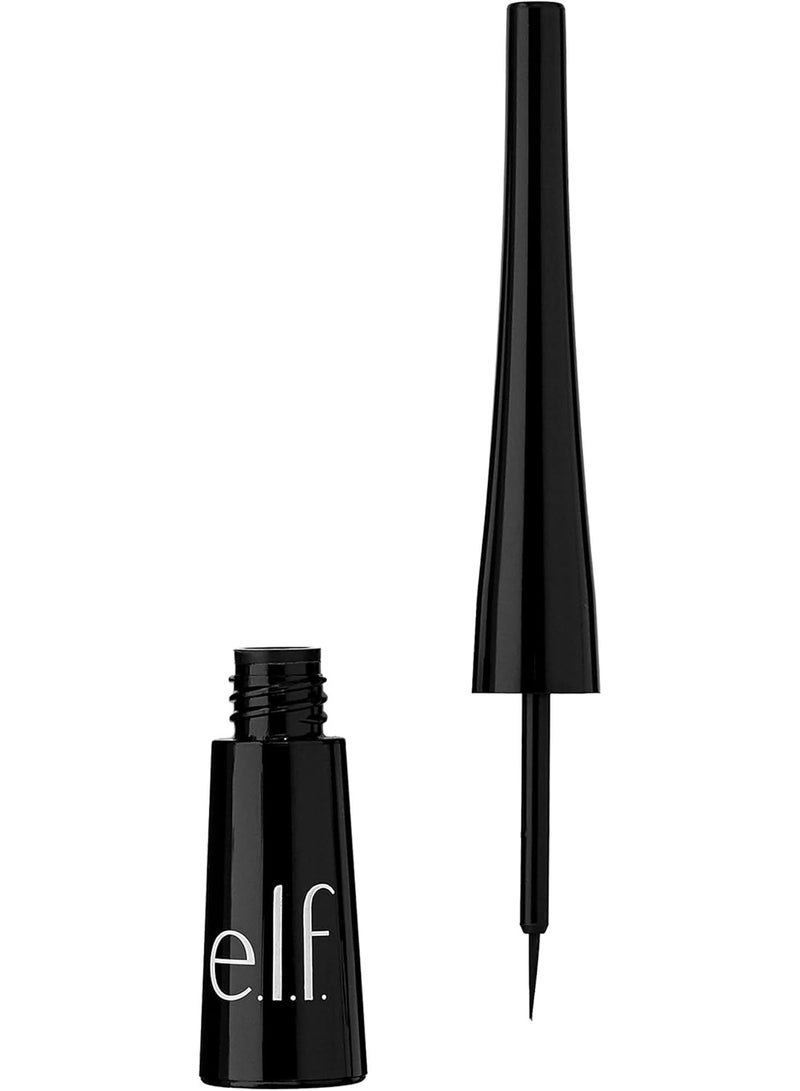 elf Expert Liquid Liner, Jet Black, 0.15 Fluid Ounce - Image 1