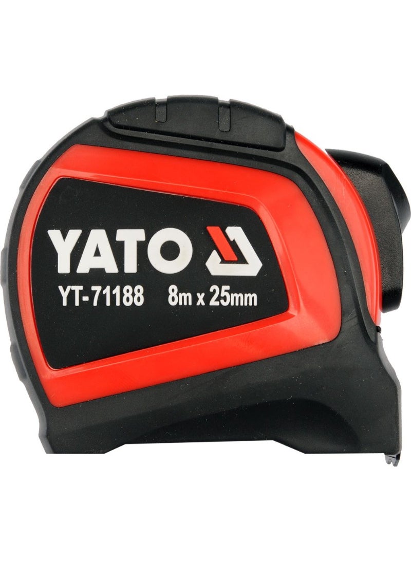 Yato YATO Measuring Tape 8Mx25mm Double Blister Card YT-71188 
