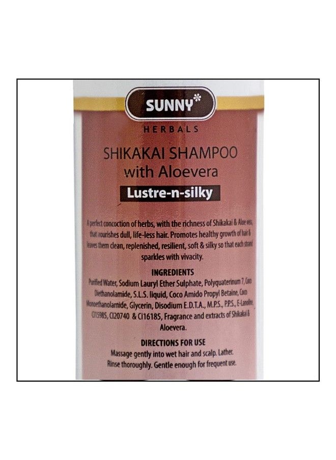 Sunny Shikakai Shampoo With Aloevera And Herbs For Dull & Lifeless Hair ; Fruits Acid Detox Follicle & Scalp ; Prevent Split Ends Ph Balanced Shampoo For Sensitive Skin & Scalp ; Men & Women 150 Ml(Pack 2)  - Image 3