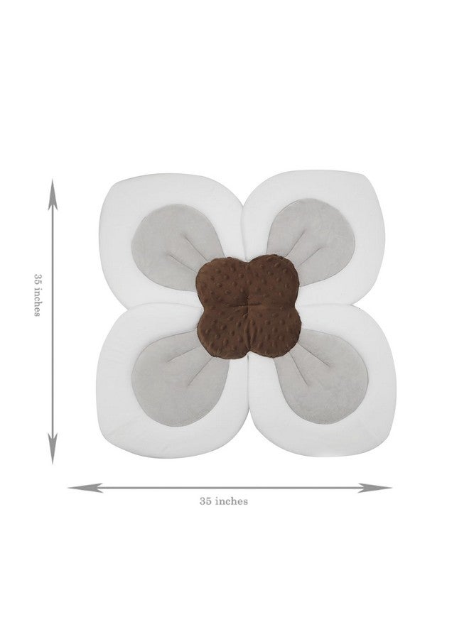 باندا إير وسادة استحمام باندا إير للأطفال حديثي الولادة | بتلات زهور ناعمة لحوض الاستحمام، هدية استحمام أساسية (وردي) - Image 3