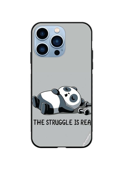 Protective Case Cover For Apple iPhone 13 Pro Struggle Is Real Design Multicolour