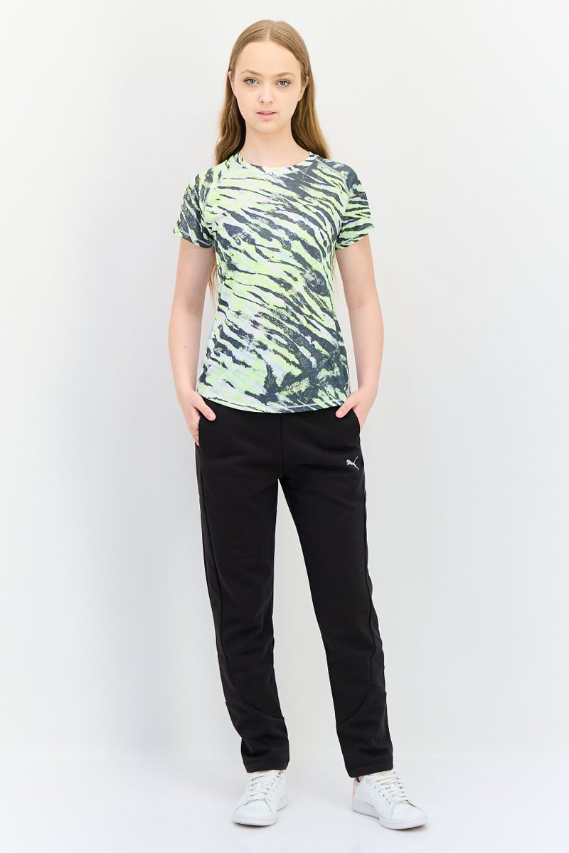 PUMA Women Regular Fit Brand Logo Short Sleeves Running T-Shirt, Multicolor - Image 4