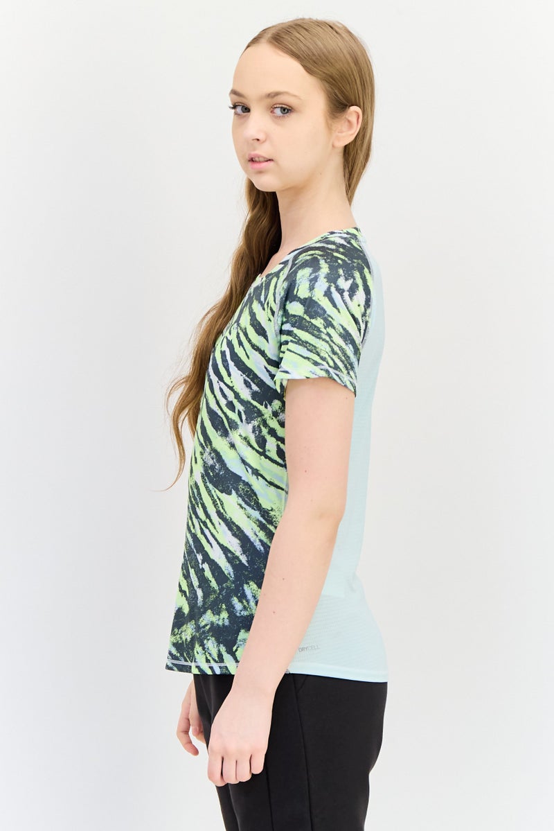 PUMA Women Regular Fit Brand Logo Short Sleeves Running T-Shirt, Multicolor - Image 3