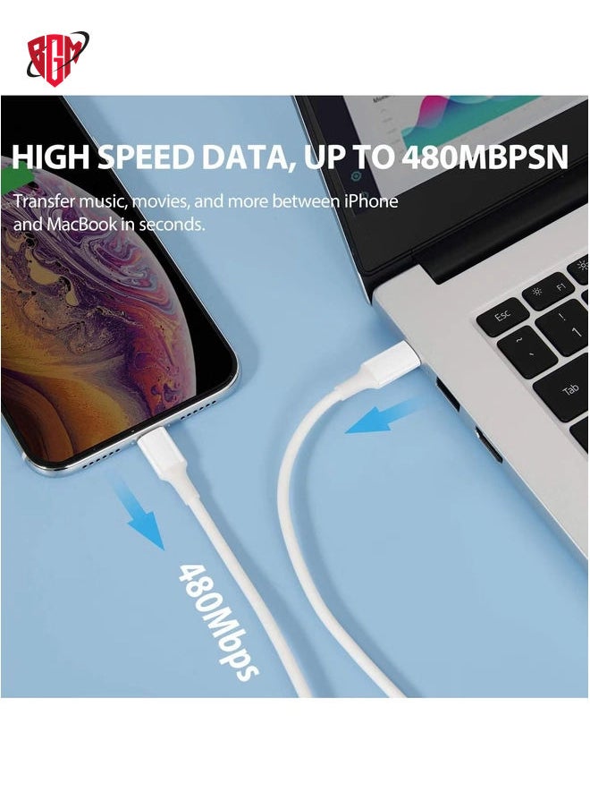 USB C to Lightning Cable 2Pack 3FT [Apple MFi Certified] iPhone 11 Lightning to USB-C Fast Charging Cable Compatible iPhone 12 11/11 Pro/11 Pro Max/X/XS/XR/XS Max/8/8 Plus, Supports Power Delivery