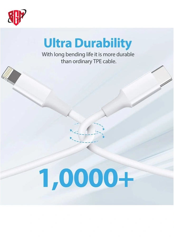 USB C to Lightning Cable 2Pack 3FT [Apple MFi Certified] iPhone 11 Lightning to USB-C Fast Charging Cable Compatible iPhone 12 11/11 Pro/11 Pro Max/X/XS/XR/XS Max/8/8 Plus, Supports Power Delivery