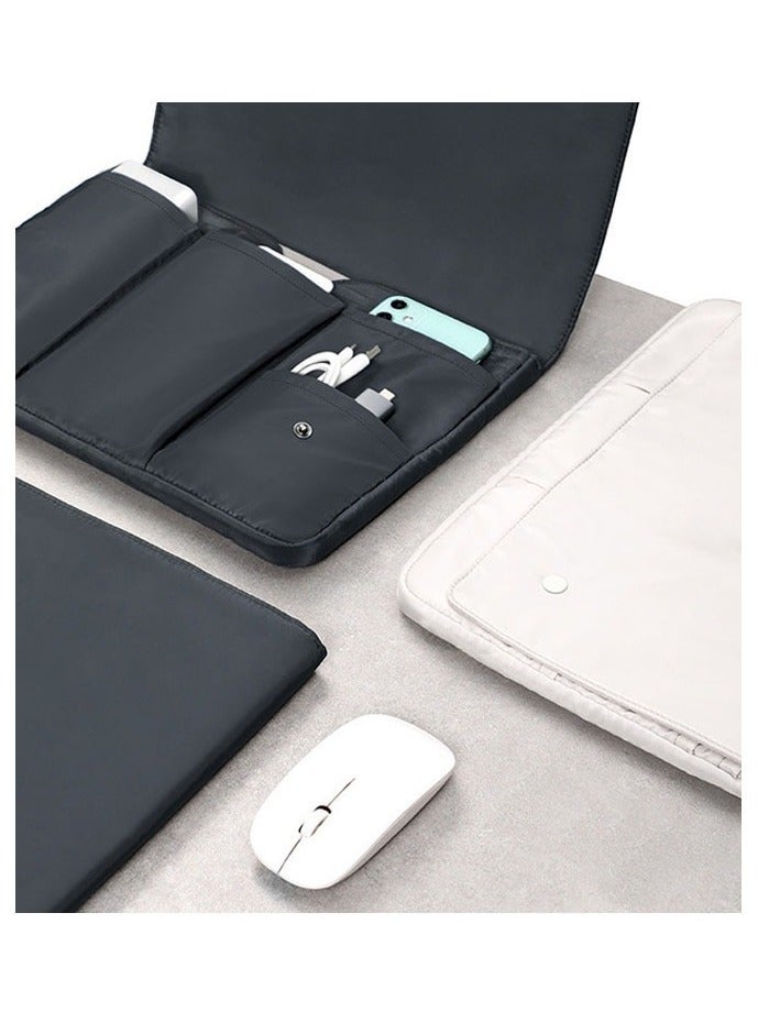 Multi-compartment tablet storage bag, waterproof clamshell computer bag - Image 2
