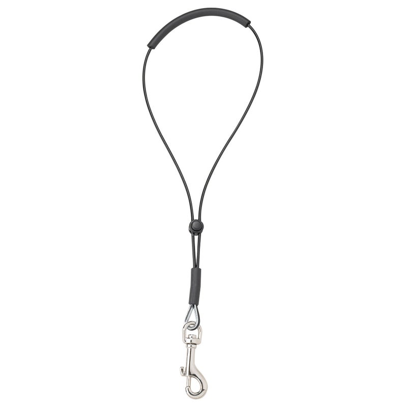 Top Performance Cable Grooming Loop - Ultra-Tough and Durable Loops to Safely Secure Dogs on Tabletops While Grooming, 19" Black - Image 1