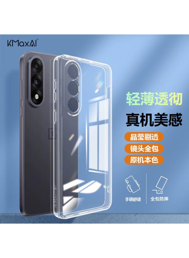 Kmaxai Ultra-thin Protective Case For Oneplus Ace5 Supreme Edition, Full Coverage Lens Scratch-resistant And Shockproof Tpu Crystal Clear Soft Case, Transparent - Image 1