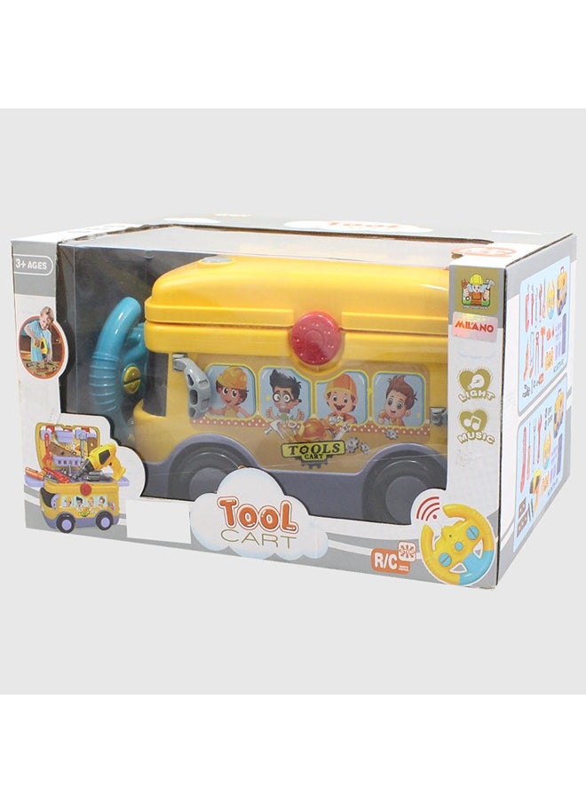 milano Radio Controlled Tool Cart Playset - 26 Pieces  - Image 1