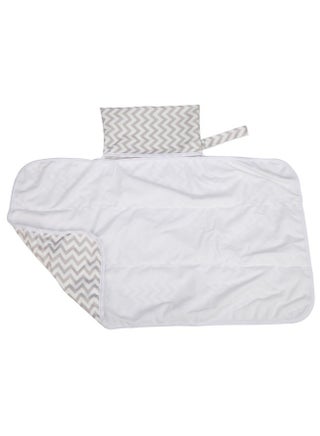 Baby Diaper Changing Mat Portable Foldable Washable Compact Travel Nappy Waterproof Play Mat 30Inx18.5In77Cmx47Cm (Grey Chevron) - pzsku/Z3518B86DC5B52EA13D14Z/45/_/1697459917/792d654e-7507-4e54-8e58-32e9811342a0