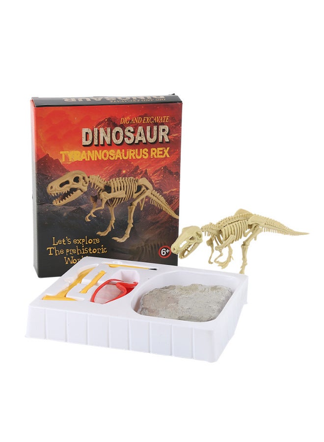 Dinosaur Archaeological Toys Children's Educational Creative Toys Archaeological Dinosaur Gift Box Dinosaur Digging Supply-Color:2 Brachiosaurus - Image 2