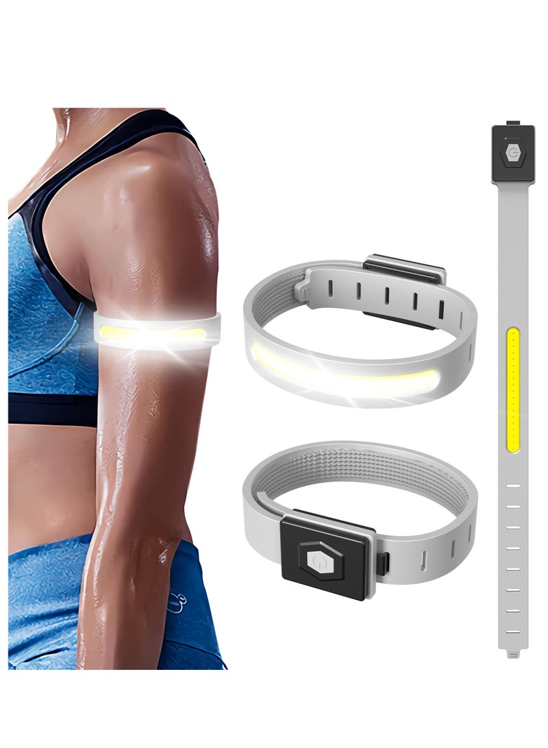 SYOSI LED Night Running Light Body Wearable, for Walking Hiking Cycling Camping Outdoor, Safety Lights Gear for Men Women Kids Dogs, Adjustable Rechargeable Light up Bands for Walkers Runners - Image 1