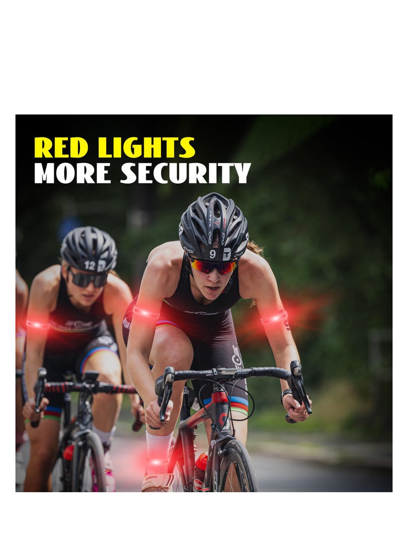 SYOSI LED Night Running Light Body Wearable, for Walking Hiking Cycling Camping Outdoor, Safety Lights Gear for Men Women Kids Dogs, Adjustable Rechargeable Light up Bands for Walkers Runners - Image 4