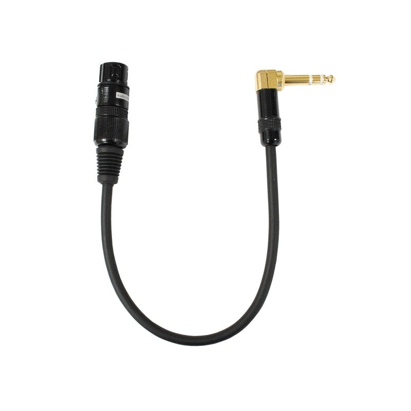 AUDIO 2000'S كابل Audio2000's C20 بزاوية 1/4 إنش TRS إلى XLR أنثوي (1 قدم) - Image 1