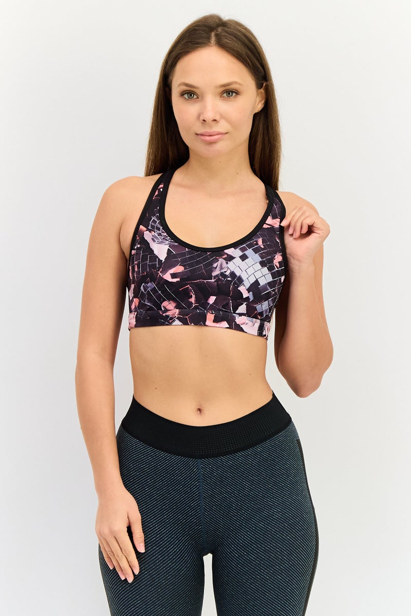 Reebok Women Non Padded Training Sport Bra, Multicolor - Image 1