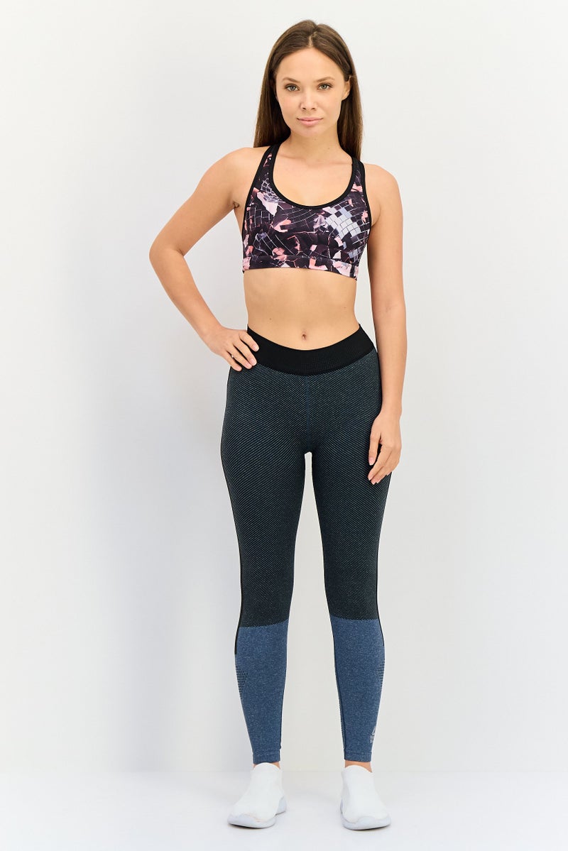 Reebok Women Non Padded Training Sport Bra, Multicolor - Image 3