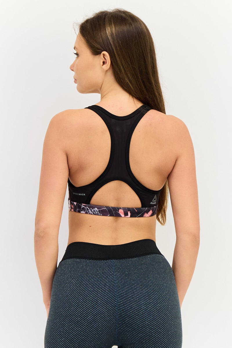 Reebok حمالة صدر رياضية للنساء بدون حشوة، متعددة الألوان - Image 4