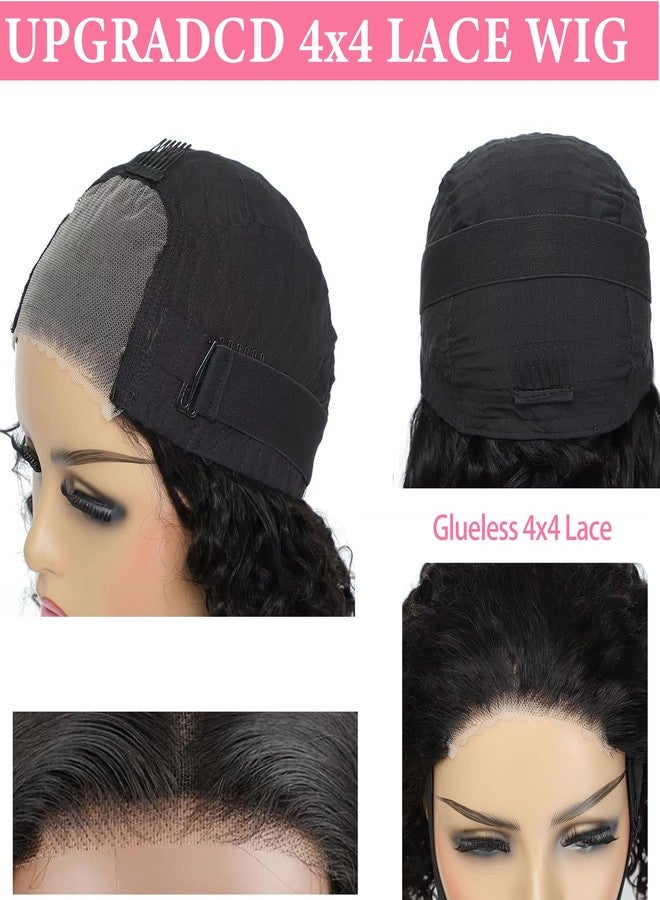 Atilck Wear and Go Glueless Wig - Body Wave Lace Front Human Hair Wigs for Black Women - Pre Plucked and Pre Cut 4x4 Lace Closure - No Glue Needed for Beginners (22 Inch) - Image 3