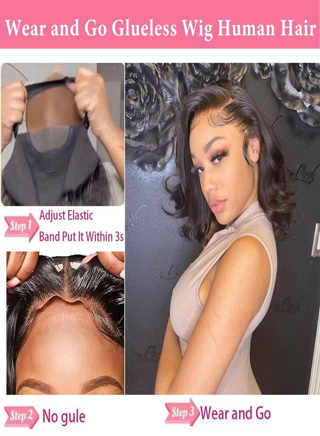 Atilck Wear and Go Glueless Wig - Body Wave Lace Front Human Hair Wigs for Black Women - Pre Plucked and Pre Cut 4x4 Lace Closure - No Glue Needed for Beginners (22 Inch) - Image 4