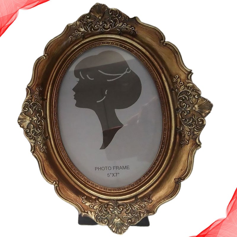 2 pcs 21x16.5x3cm Retro Photo Frame Decorative Photo Holder Nordic Style Picture Frame for Home Office Decor (Light Brown) - Image 5