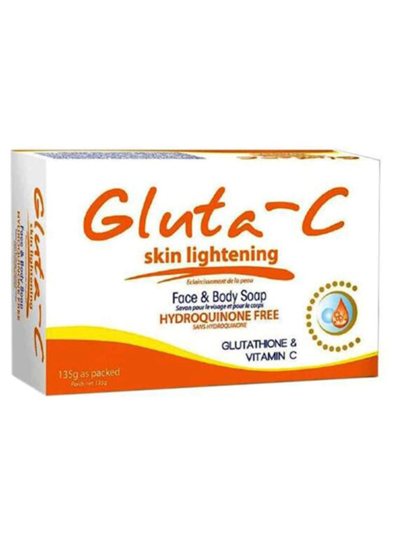 GLUTA C Skin Lightening Face And Body Soap135g