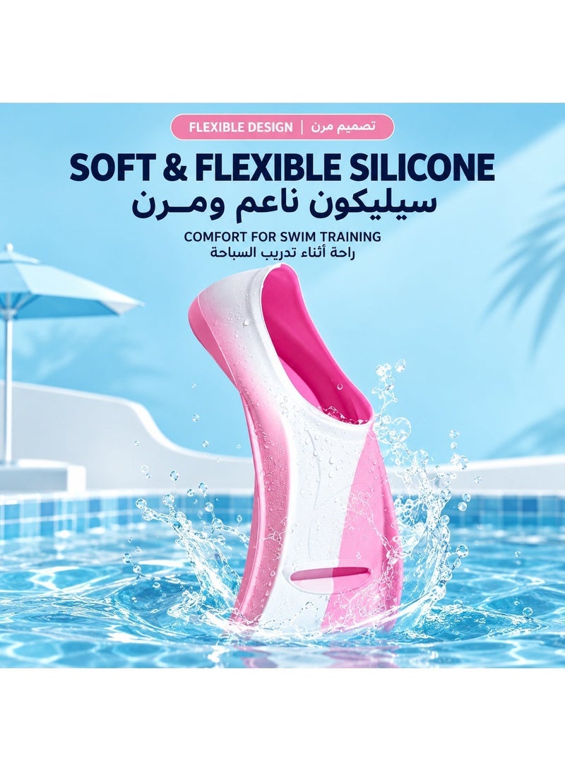 Prime Choice Diving Fins, Lightweight Snorkel Fins, Swim Heel Short Flippers, Adjustable Silicone Swimming Flippers, Diving Travel Trek Silicone Floating Full Foot Flippers, Snorkeling Training Kit For Girls - Image 3