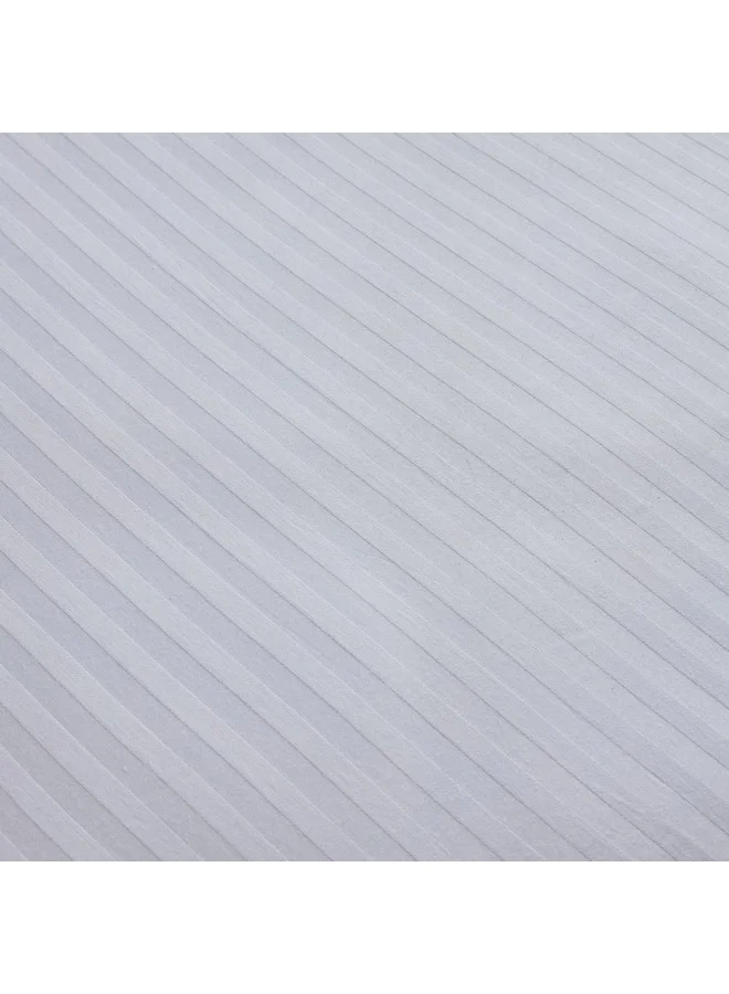 Home Box Hamilton Satin Stripe Super King Fitted Sheet 200 x 200 x 36 cm