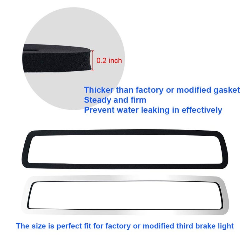 MOFORKIT 3rd Third Brake Light Seal Gasket Compatible with Dodge Ram 1500 2009 to 2018, Dodge Ram 2500 3500 2010 to 2018 - Image 3