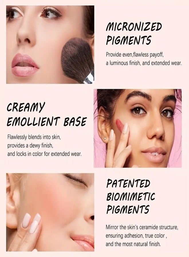 Rare Beauty Rare Beauty Stay Vulnerable Melting   Blush –  Nearly Neutral - Soft Neutral Pink (5g) | Lightweight, Cream-to-Powder, Natural Flush, Hydrating & Long-Lasting  - Image 4