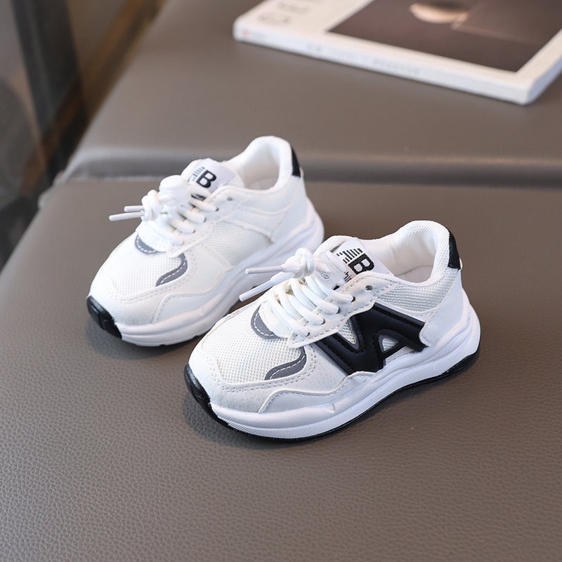 Mesh Sneakers Lightweight Flexible Sole Walking Shoes For Kids Indoor And Outdoor Activities - Image 1