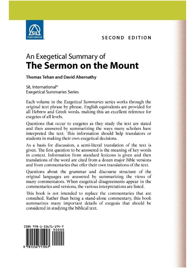 An Exegetical Summary of the Sermon on the Mount, 2nd Edition  - Image 2