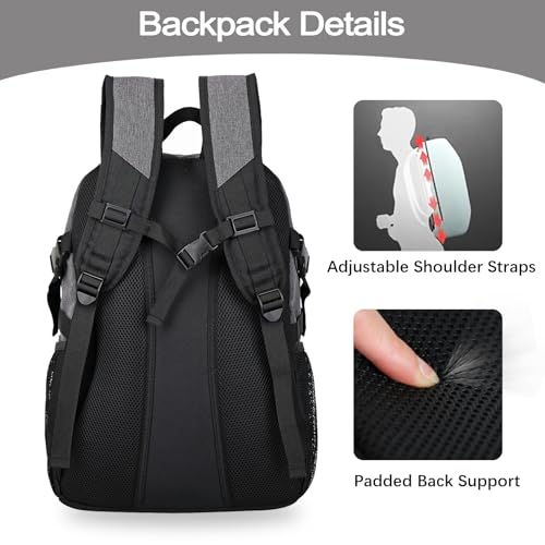 LARIPOP Basketball Bag,Basketball Backpack with Shoe Compartment and Ball Holder,Sport Bags for Soccer,Volleyball,Swim,Gym,Travel,School - Image 5