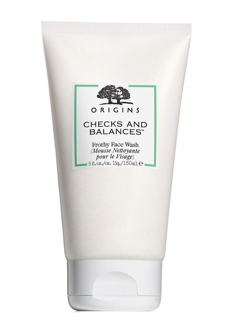 Origins Origins Checks and Balances Frothy Face Wash 5oz, 150ml Skincare Cleansers - Image 1