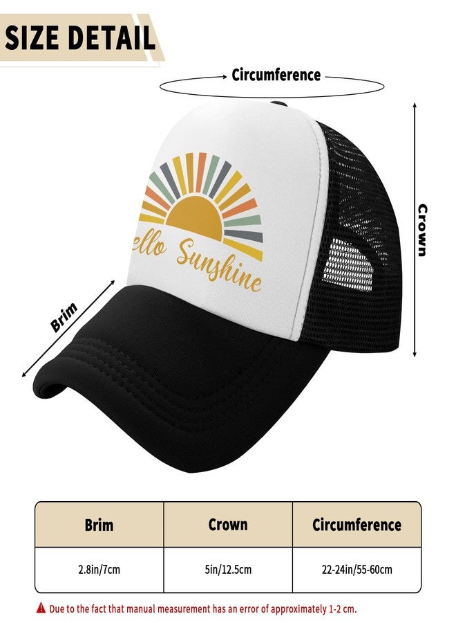 VentuCoven Funny Trucker Hats,Trucker Hat Baseball Cap for Women Snapback Adjustable Hat Humor Gift Men, Black, 6 7/8-7 1/2 - Image 2