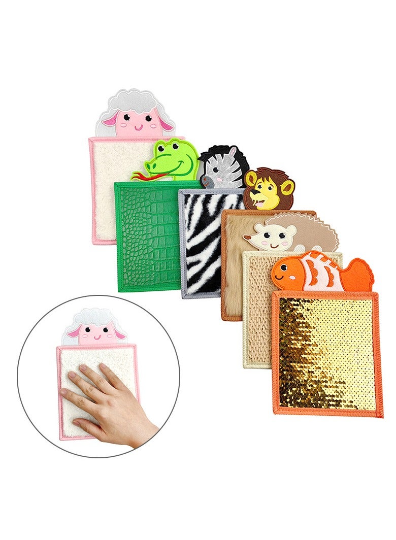 general Animal Shape Sensory Mats Texture Sensory Toys for Children Development Intelligence Mats Hair Sensory Pads - Image 1