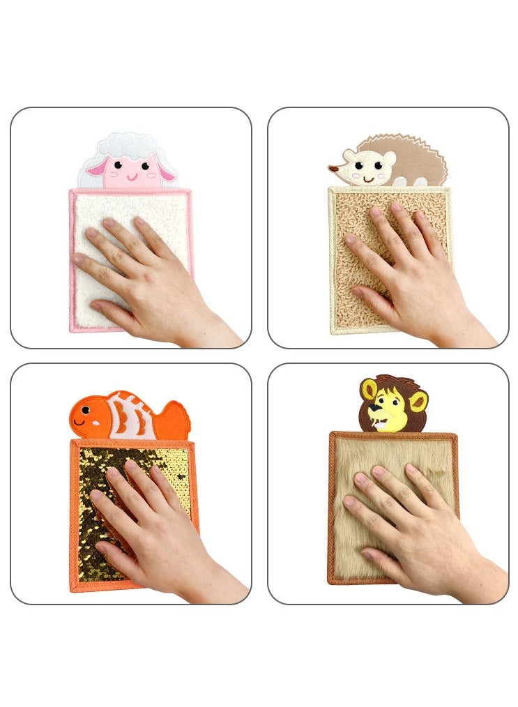 general Animal Shape Sensory Mats Texture Sensory Toys for Children Development Intelligence Mats Hair Sensory Pads - Image 2