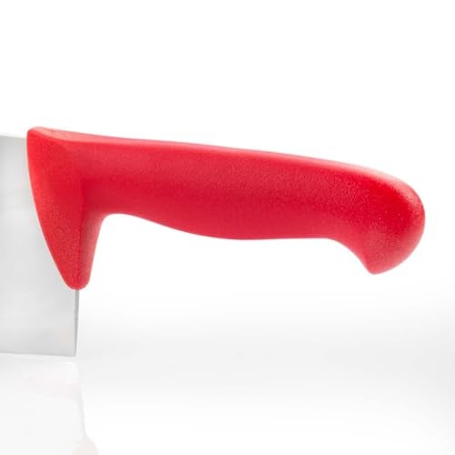 Arcos Butcher Knife 9 inch Nitrum Stainless Steel. Cleaver Knife. Polypropylene Red Handle. Color Identification System for Prolonged and Heavy Use. 2900 Series. Color Red. - Image 5