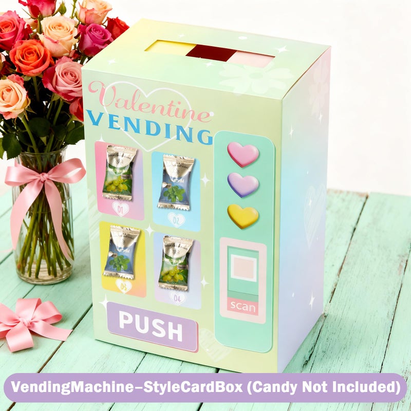 Homarkable Valentines Cards for Kids Classroom, 28 Pcs Flower Themed Purple and Pink Valentines Cards for Girls with 1 Pcs Valentines Boxes for Kids, Cute Funny Valentines Day Gifts - Image 5