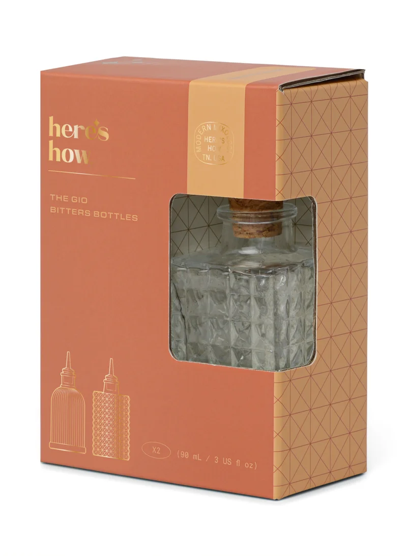 Here's How The Gio Bitters Bottles - Set of 2