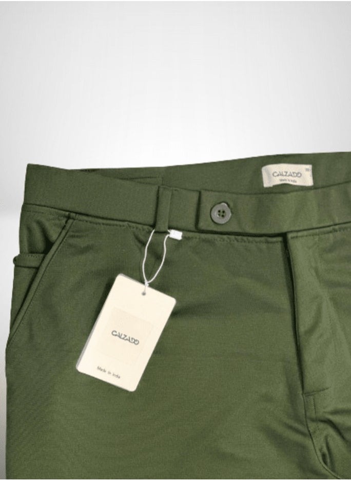 CALZADO - TWO LYCRA PANTS SET WHITE &GREEN - Image 1