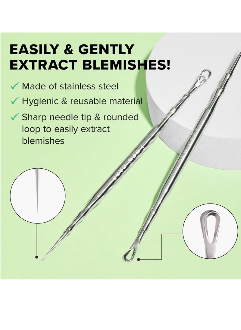 I DEW CARE I Dew Care Dual-Tip Pimple Popper - Proper Popper | Blackhead Remover Tool, Pimple Popper, Comedone Extractor, 2-in-1 Stainless Steel Lancet, 1 EA  - Image 3