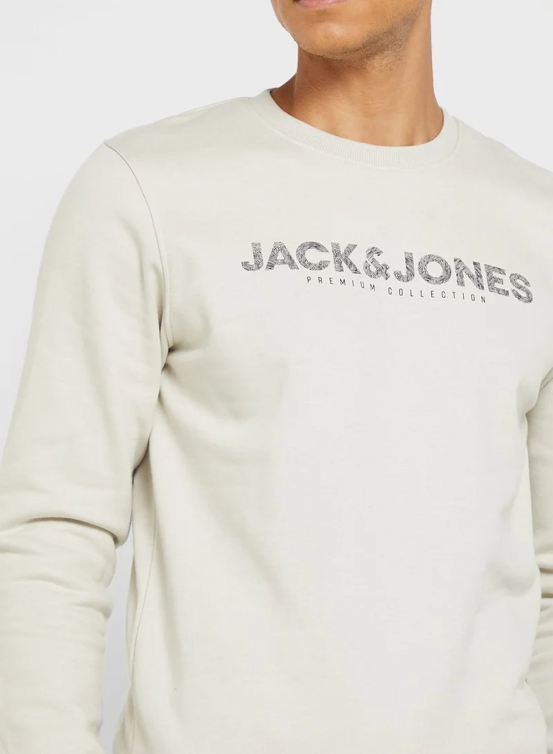 JACK & JONES Slogan Sweatshirt