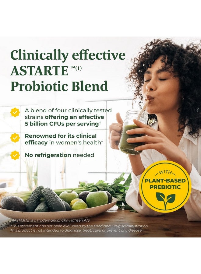 ميغافود MegaFood Womens Probiotic + Prebiotic - بريبيوتيك وبروبيوتيك خاليان من الجلوتين للنساء، يدعم صحة الجهاز الهضمي وانتظامه، بروبيوتيك مهبلي لمستويات حموضة صحية، نباتي - 30 كبسولة - Image 4