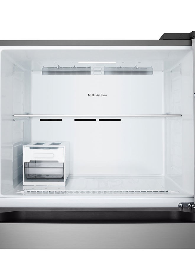 إل جي ثلاجة LG 612 لتر بتقنية الضاغط الذكي، DoorCooling، LinearCooling و LG ThinQ، فضي - LTB852PFBQ - Image 4